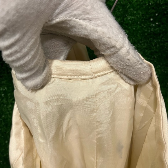 Talbots Ivory Black Floral High Waist Pants Fit Like A Small - Picture 9 of 9